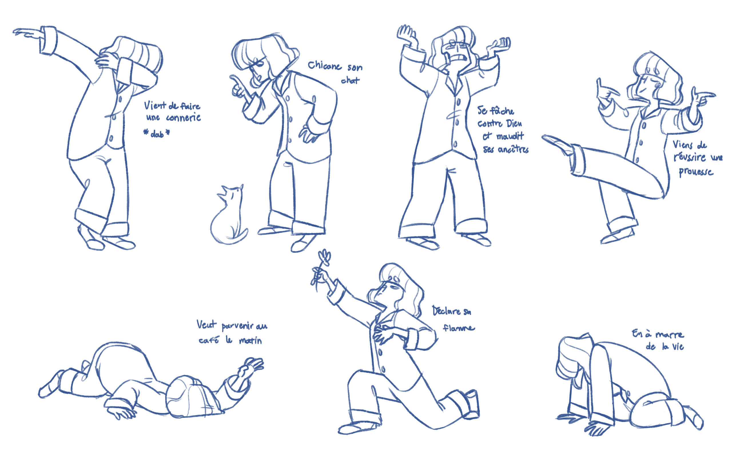 Longue Distance, Poses - 2018