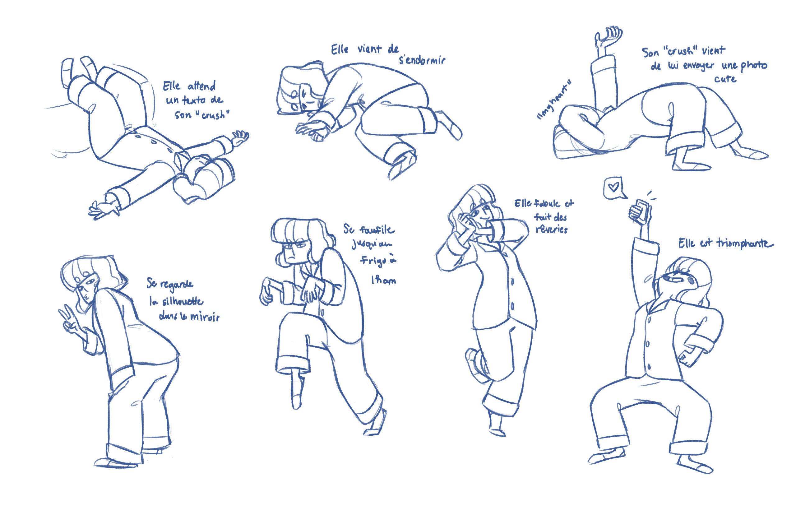 Longue Distance, Poses - 2018