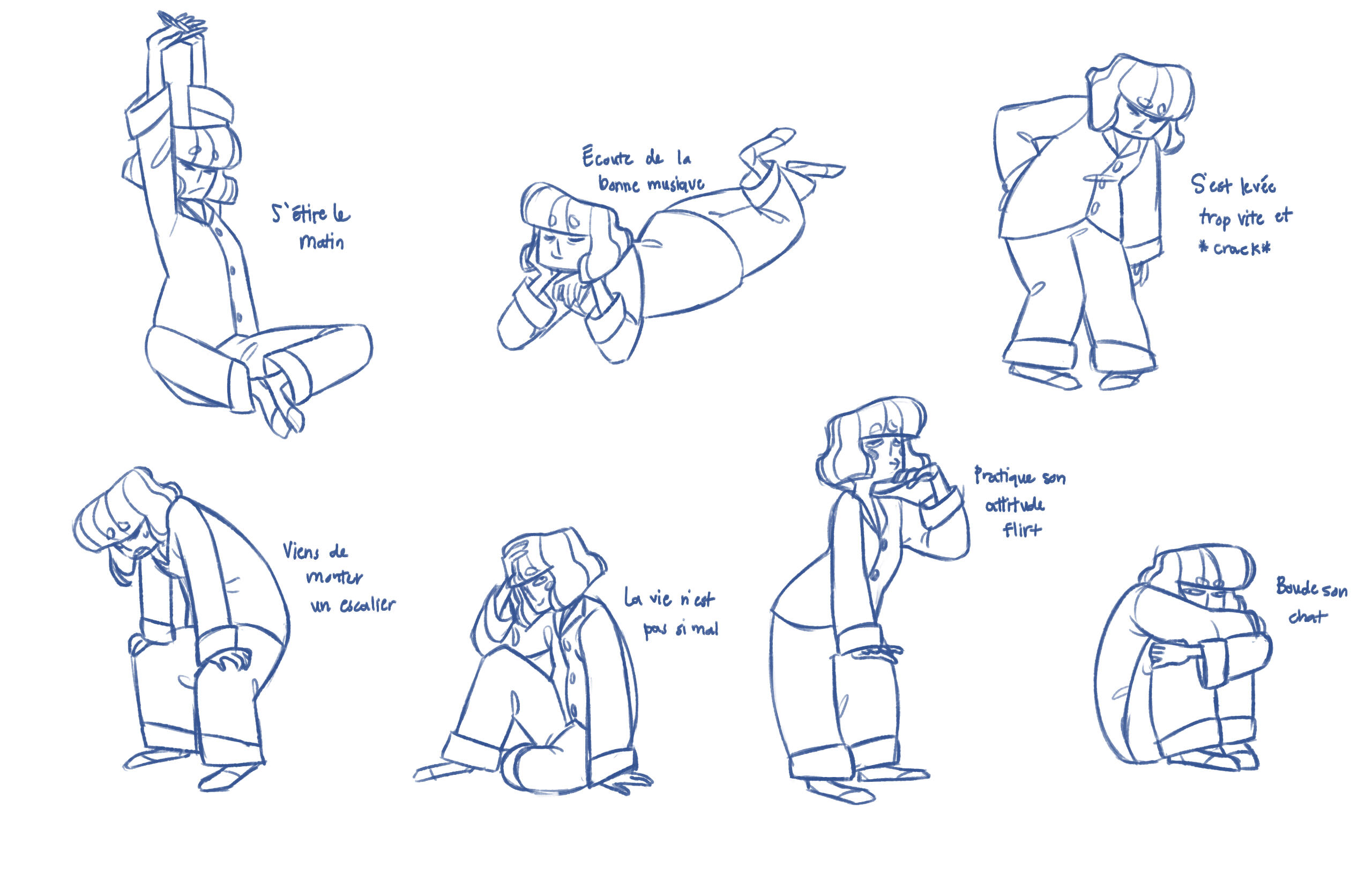 Longue Distance, Poses - 2018
